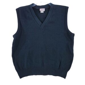 Vtg American Airlines Knit Vest Mens M V-neck Pullover Acrylic 80s USA Made